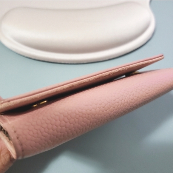 CHANEL Pink Caviar Leather 6-Key Holder Case Wallet Vintage CC Logo - Picture 11 of 16